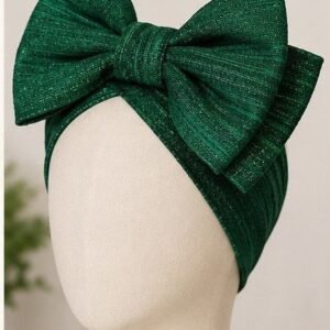 Emerald Green Aso Oke Bow